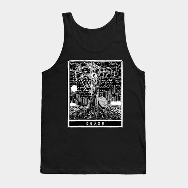 Death Arcana (negative version) Tank Top by Nogh.art